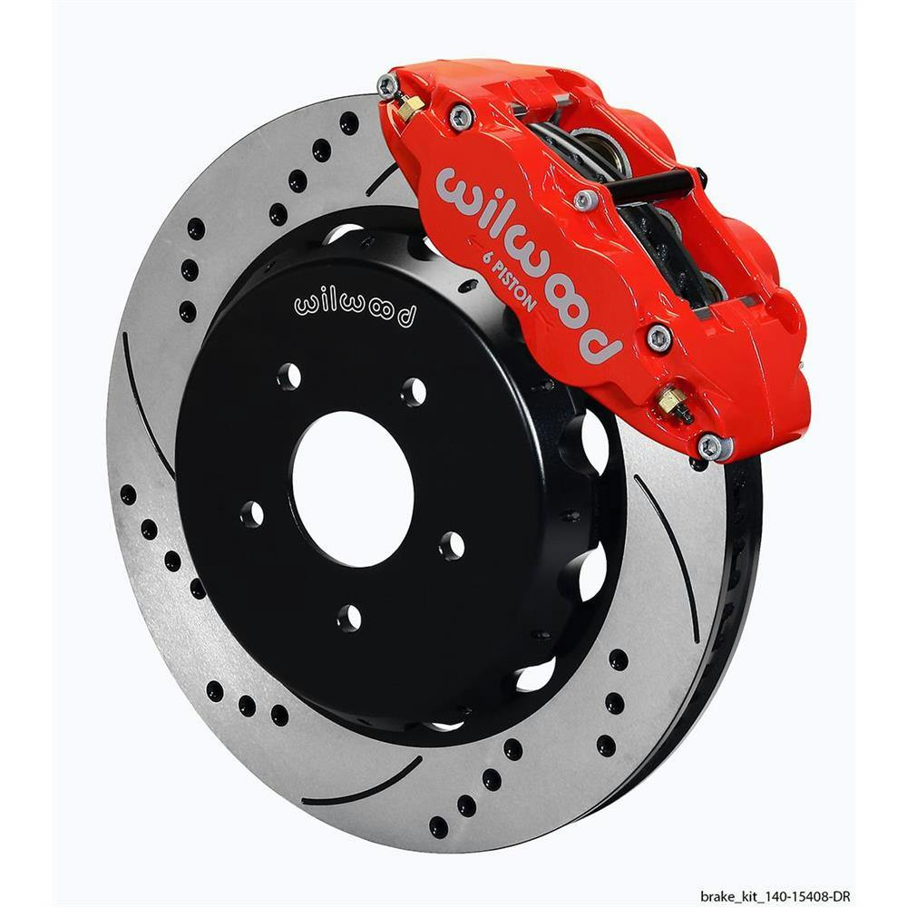 Wilwood 140-15408-DR Forged Narrow Superlite 6R Big Brake Front