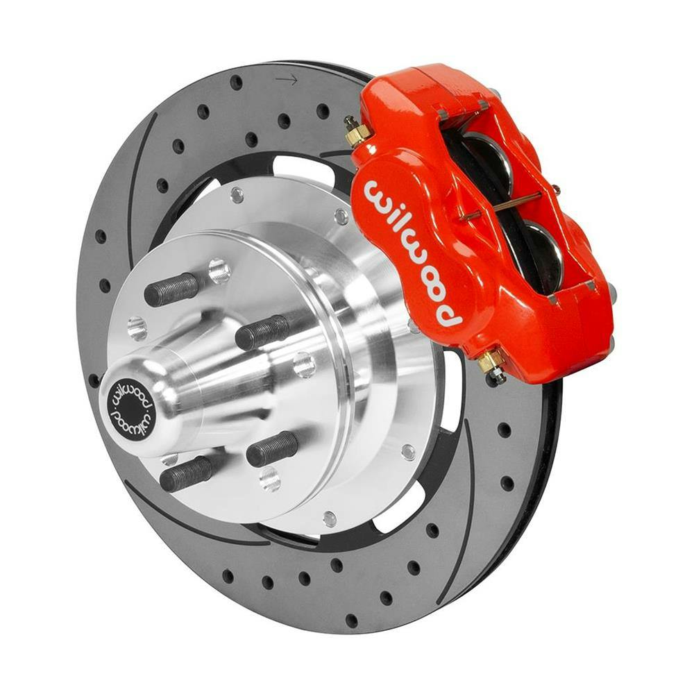 Wilwood 140-15468-DR Forged Dynalite Big Brake Front Kit, Hub