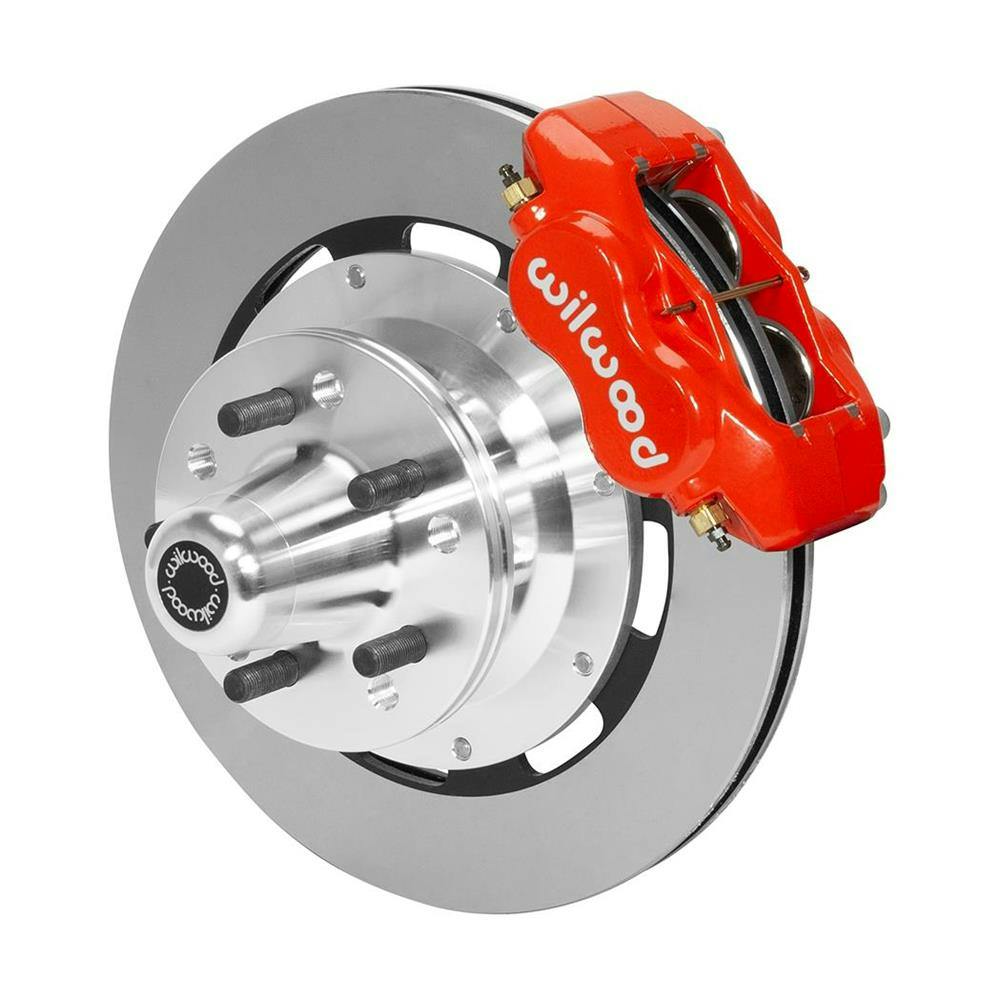 Wilwood 140-15468-R Forged Dynalite Big Brake Front Kit, Hub