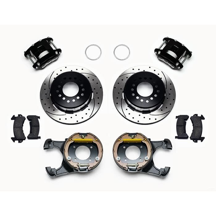 Wilwood 140-15641-D Black Powder Coat Rear Brake Kit