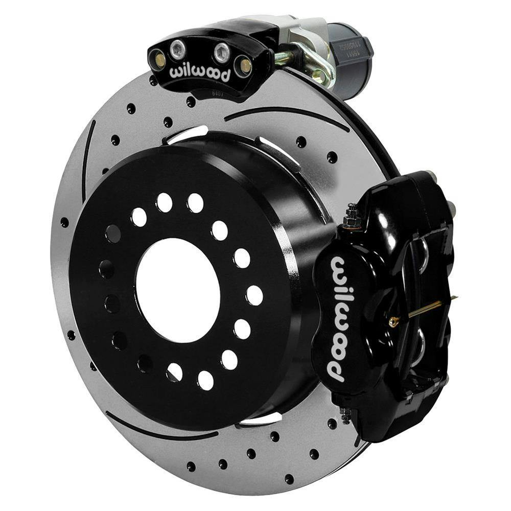Wilwood 140-15843-D Electronic Parking Brake Kit, Drilled, Black
