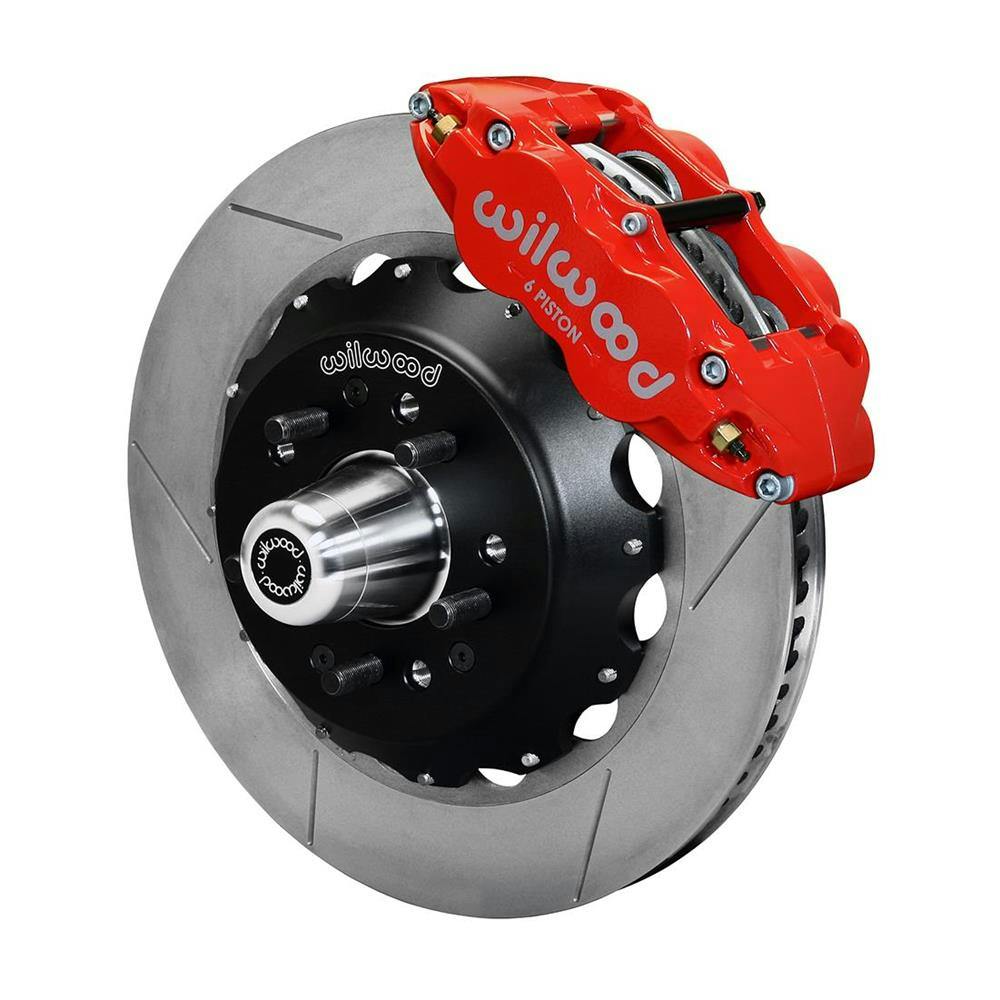 Wilwood 140-15911-R AFX Front Brake Kit, 14 Inch Rotor, Red
