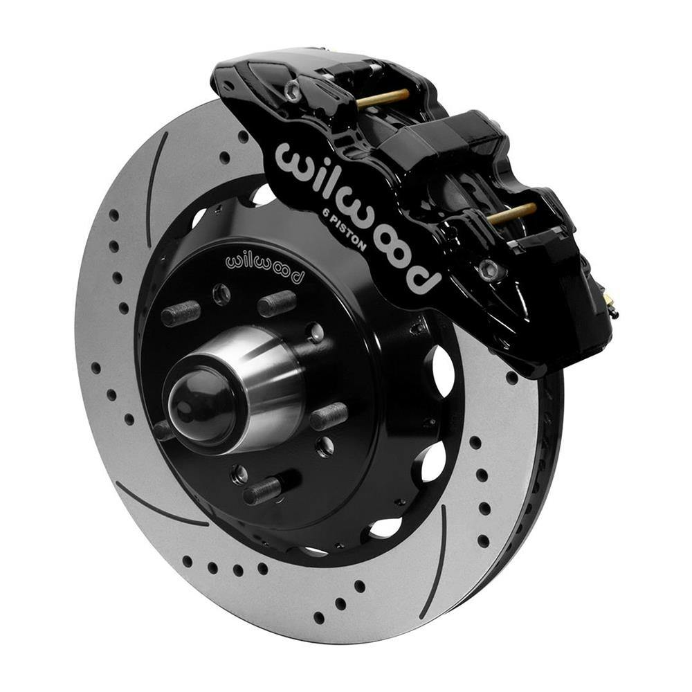 Wilwood 140-15943-D AERO6 Big Brake Front Brake Kit, Drilled