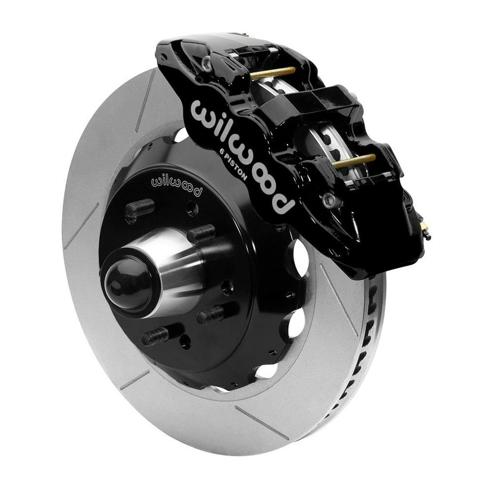 Wilwood 140-15943 AERO6 Big Brake Front Brake Kit, Black