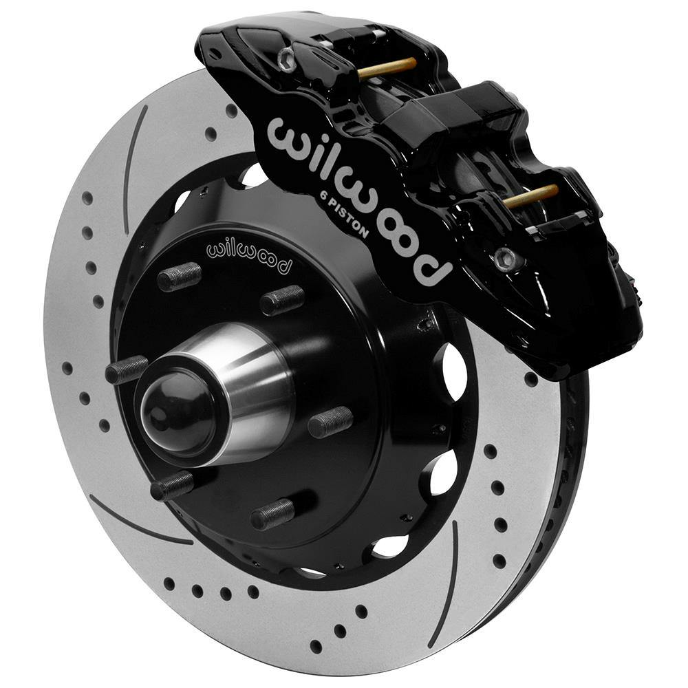 Wilwood 140-15947-D AERO6 Big Brake Front Brake Kit, Drilled
