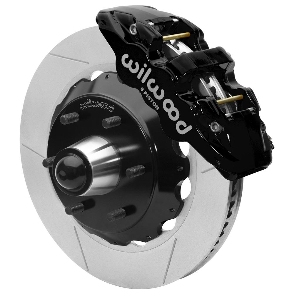Wilwood 140-15947 AERO6 Big Brake Front Brake Kit, Black