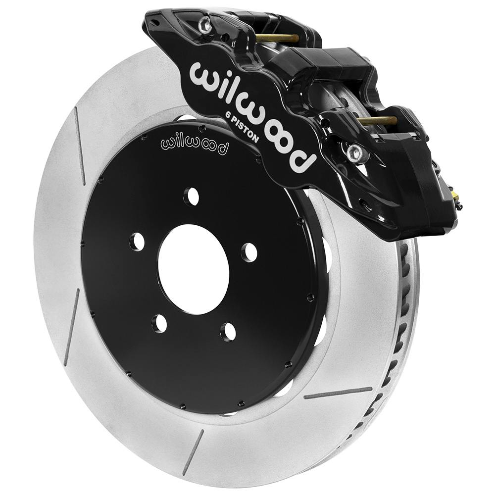 Wilwood 140-16403 AERO6 Big Front Brake Kit, Black Caliper