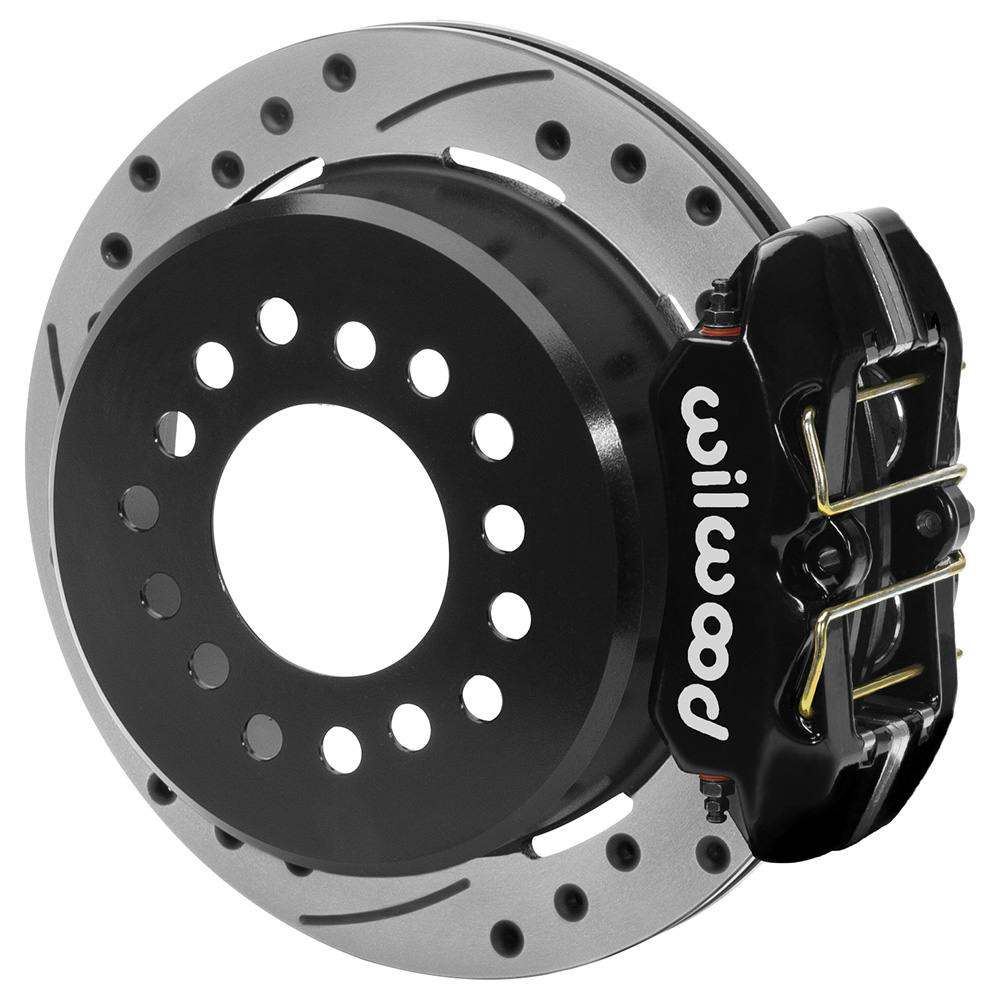 Wilwood 140-16406-D Explorer Rear Brake Kit, Drilled, Black, 11in