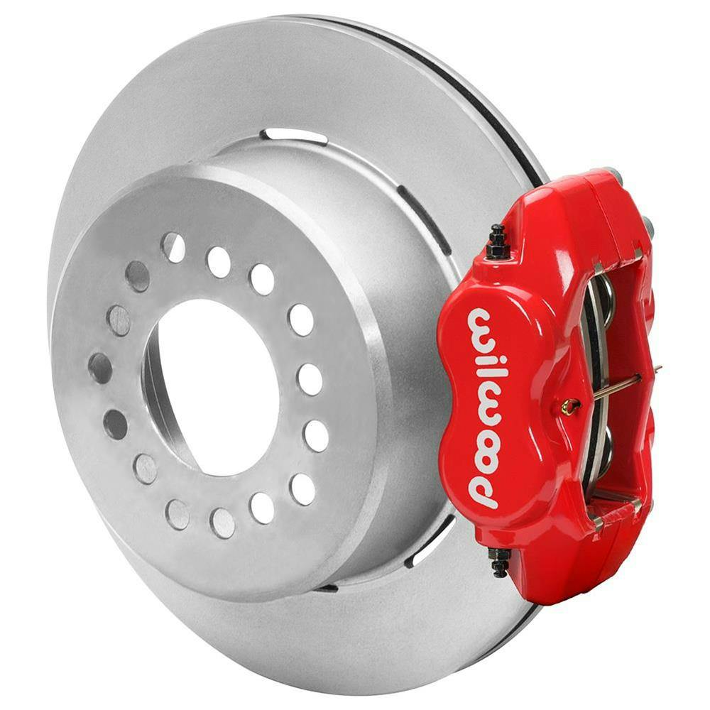 Wilwood 140-16407-R Explorer Rear Brake Kit, Undrill, Red, 12.19
