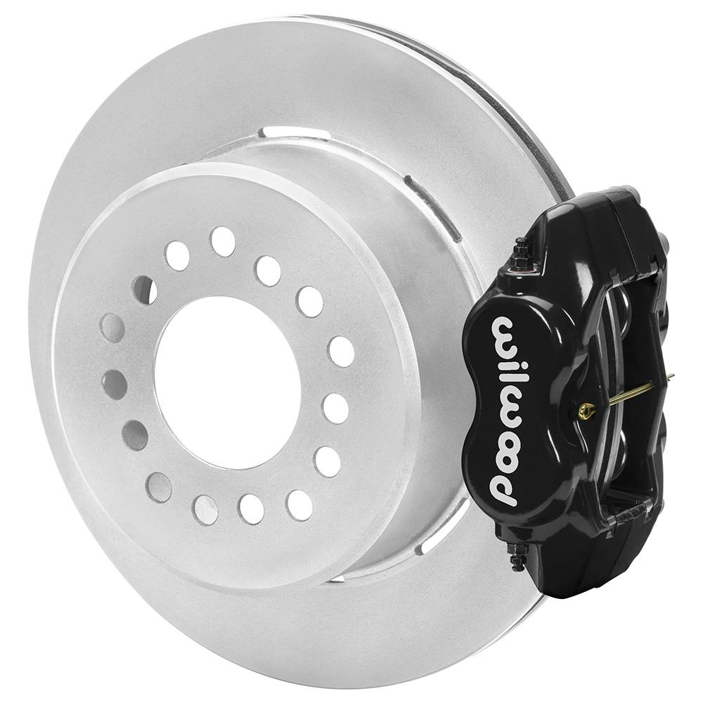 Wilwood 140-16445 Chevy S10 Brake Kit, Undrilled, Black, 12.19in