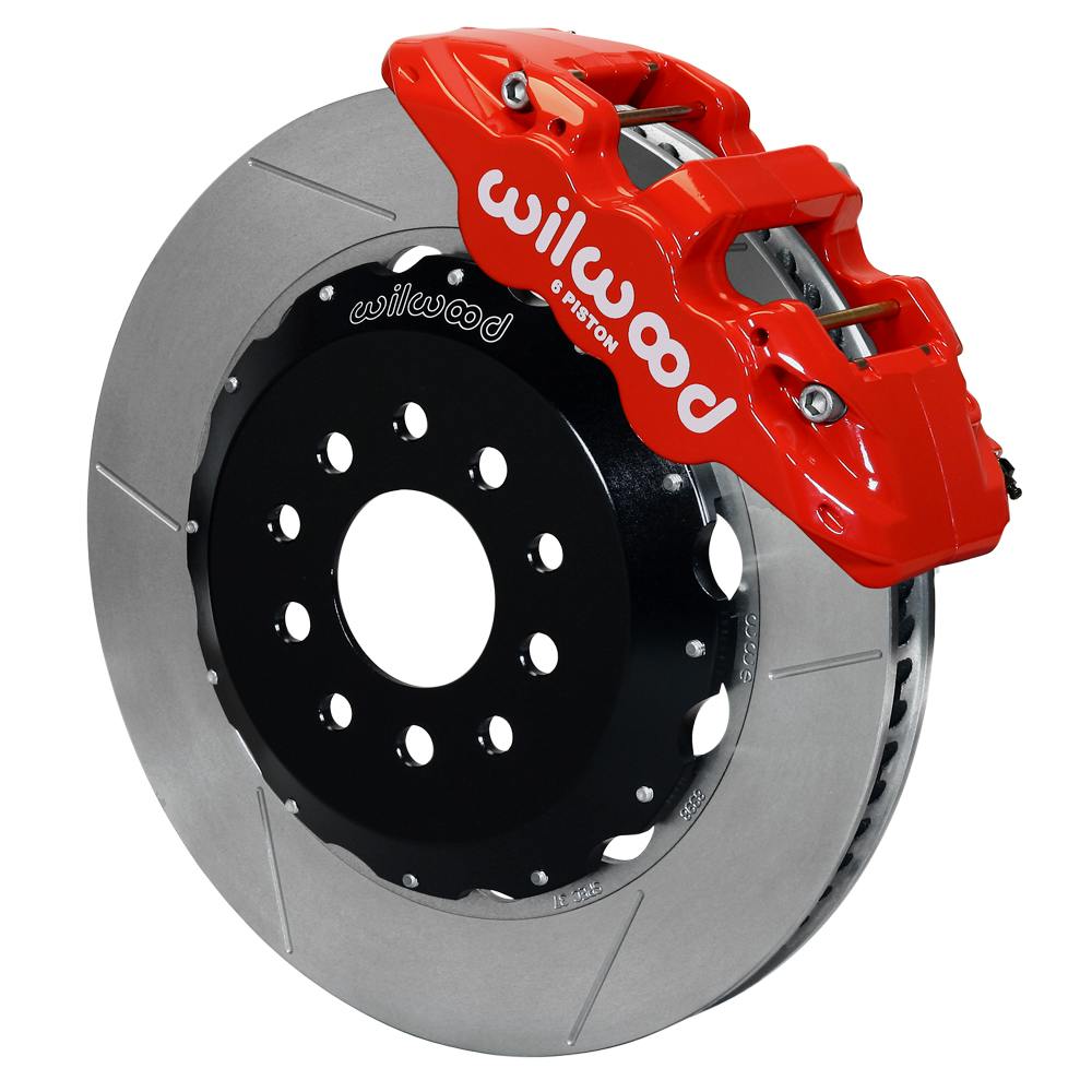 Wilwood 140-16780-R AERO6 Big Brake Front Brake Kit, C10, D, Red