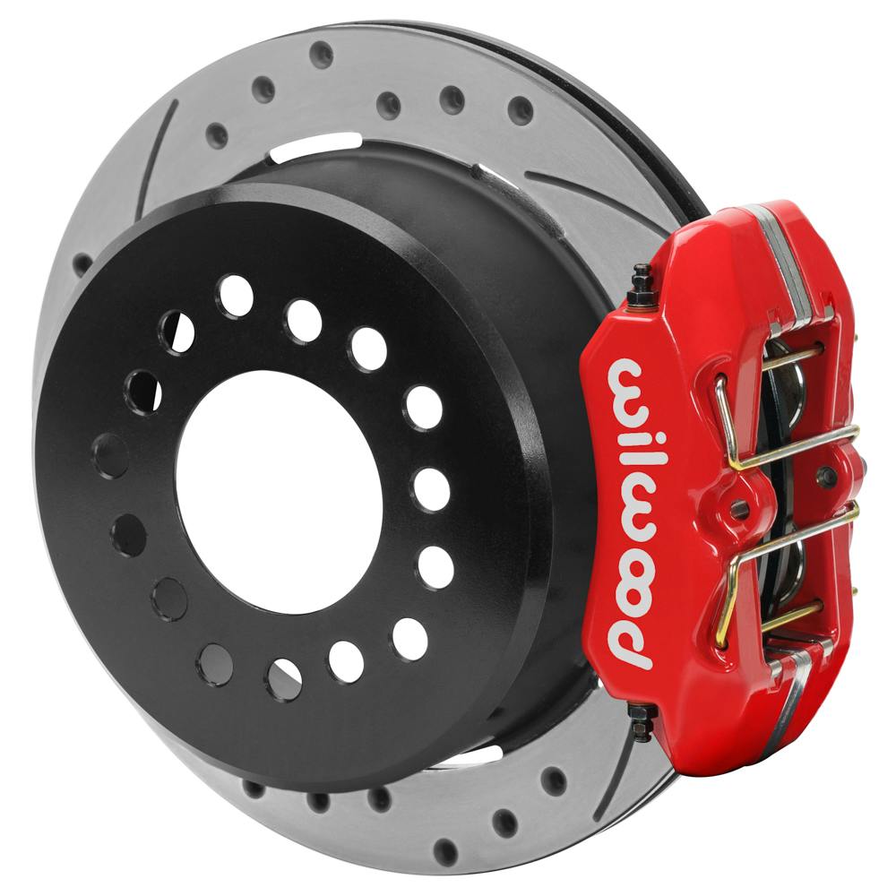 Wilwood 140-16988-DR Dynapro Low-Profile Rear Park Brakes, Red,DS