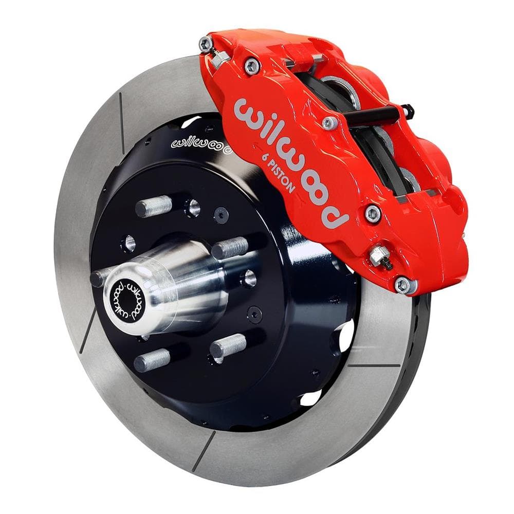 Wilwood 140-17738-R Superlite 6R Front Brake Kit Red Slotted