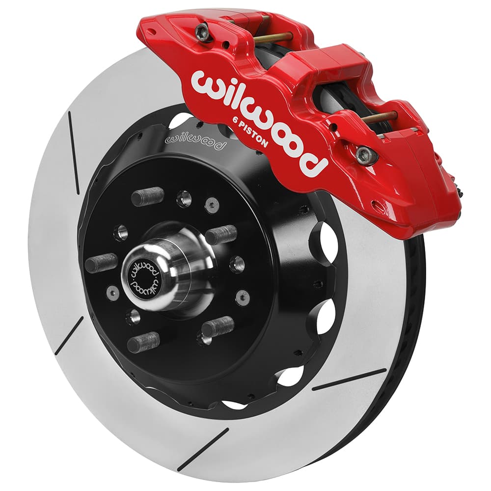 Wilwood 140-17739-R AERO6 Front Big Brake Kit Slotted Red
