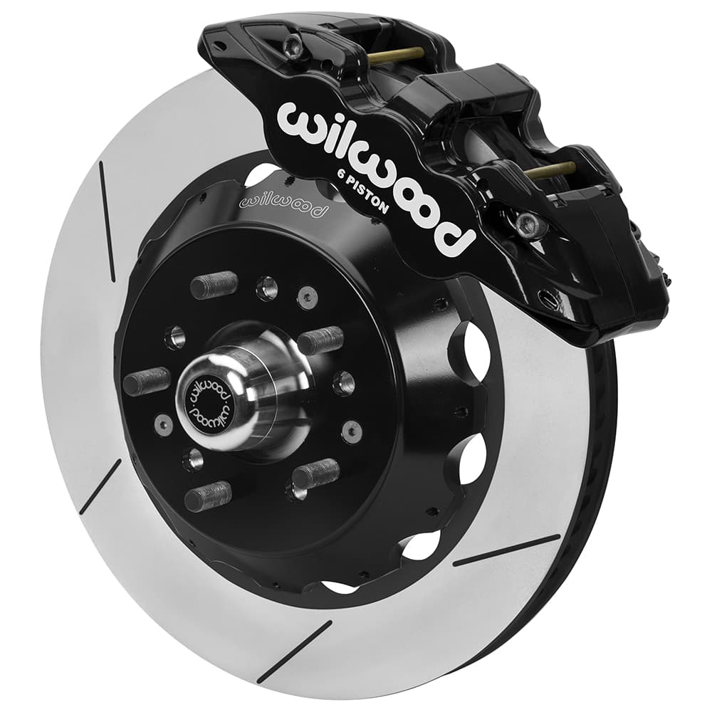 Wilwood 140-17739 AERO6 Front Big Brake Kit Slotted BLK