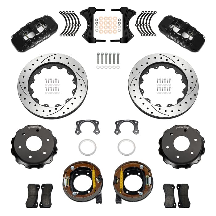 Wilwood 140-18150-D AERO4 Big Brake Rear Parking Brake Kit
