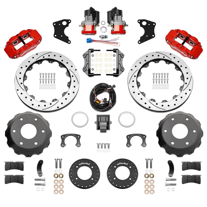 Wilwood 140-18152-DR Forged Superlite Big Rear Parking Brake Kit