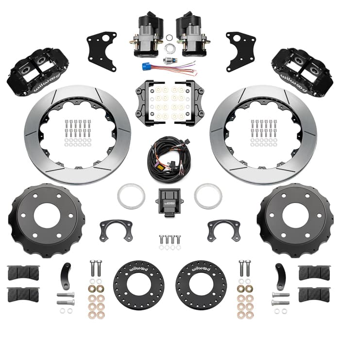 Wilwood 140-18152 Forged Superlite 4R Big Rear Parking Brake Kit