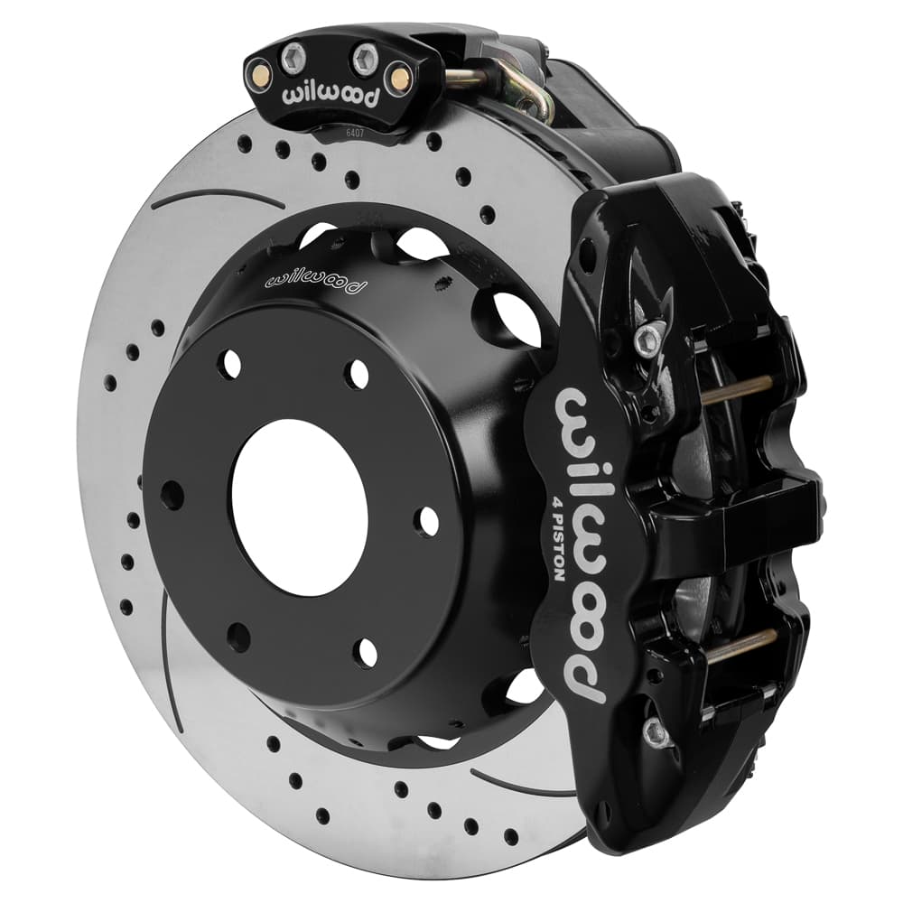 Wilwood 140-18153-D AERO4 Big Rear Electronic Parking Brake Kit