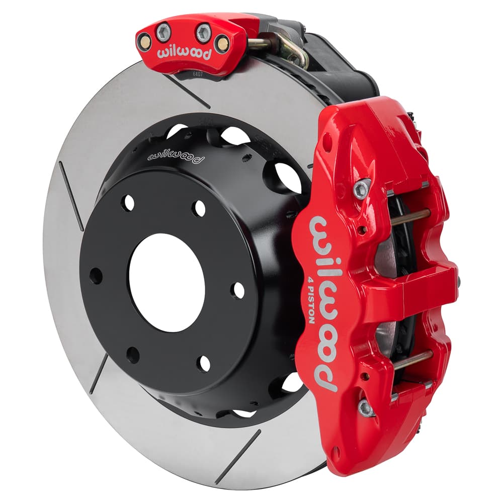 Wilwood 140-18153-R AERO4 Big Rear Electronic Parking Brake Kit