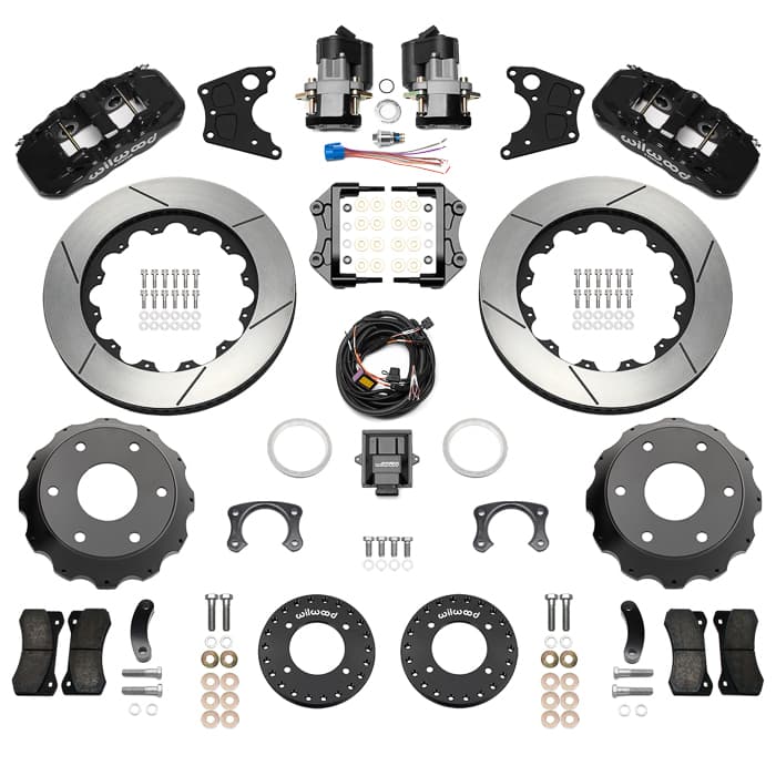 Wilwood 140-18153 AERO4 Big Brake Rear Parking Brake Kit
