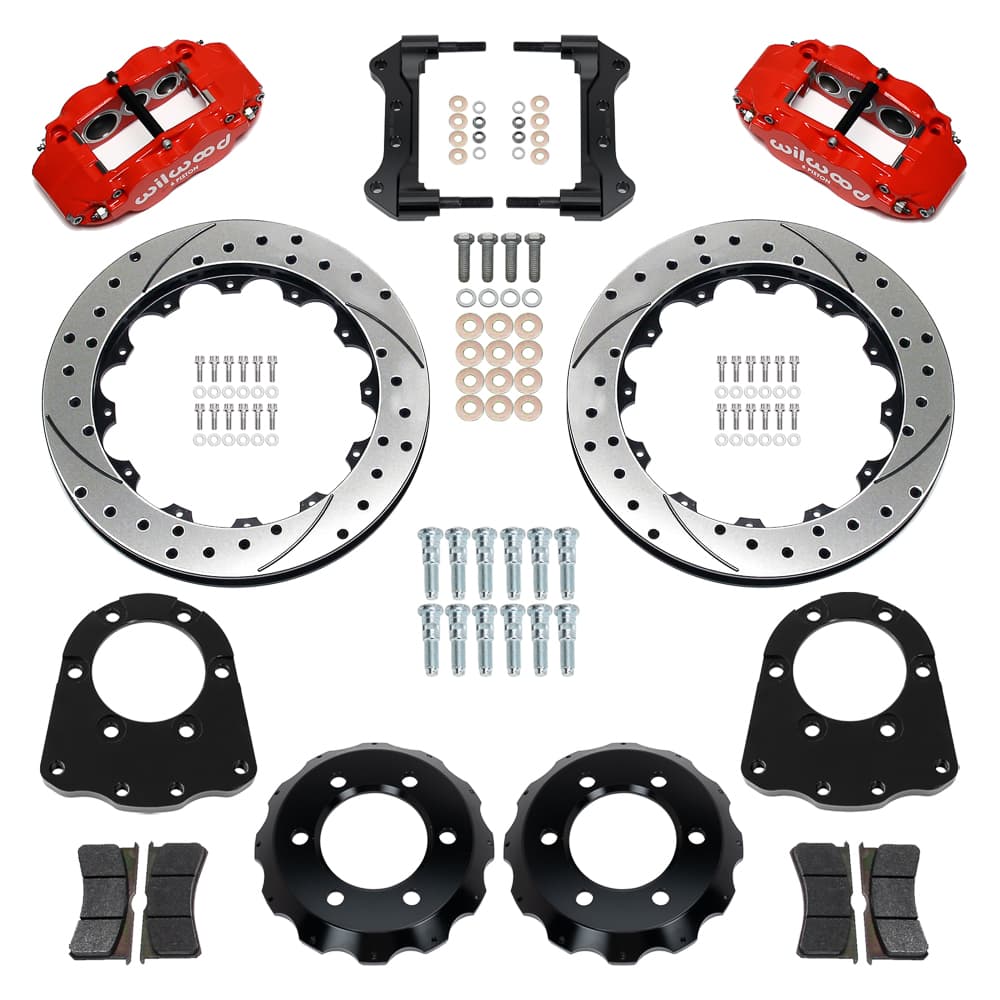 Wilwood 140-18155-DR Forged Superlite 6R Big Front Brake Kit