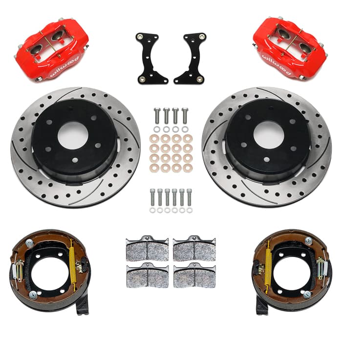 Wilwood 140-18158-DR Forged Dynalite Rear Parking Brake Kit