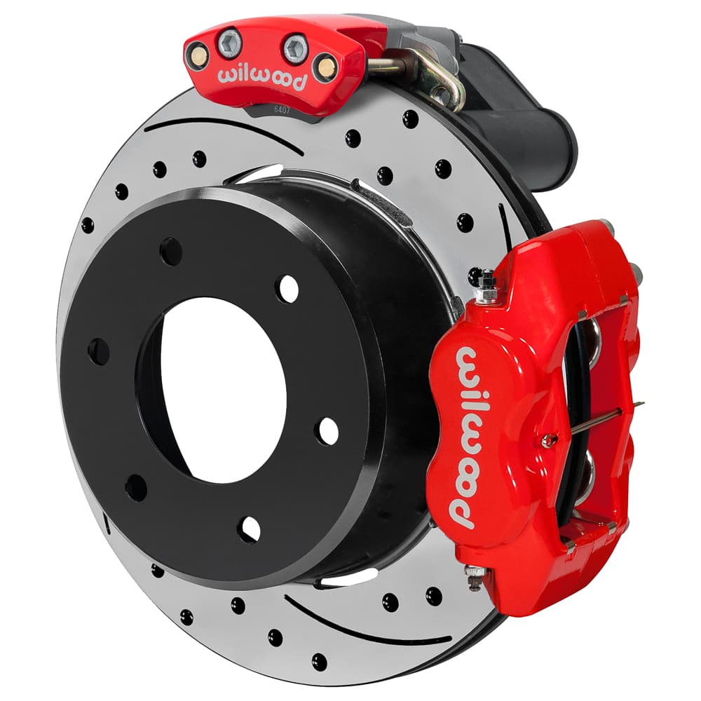 Wilwood 140-18159-DR Forged Dynalite Rear Elec. Parking Brake Kit