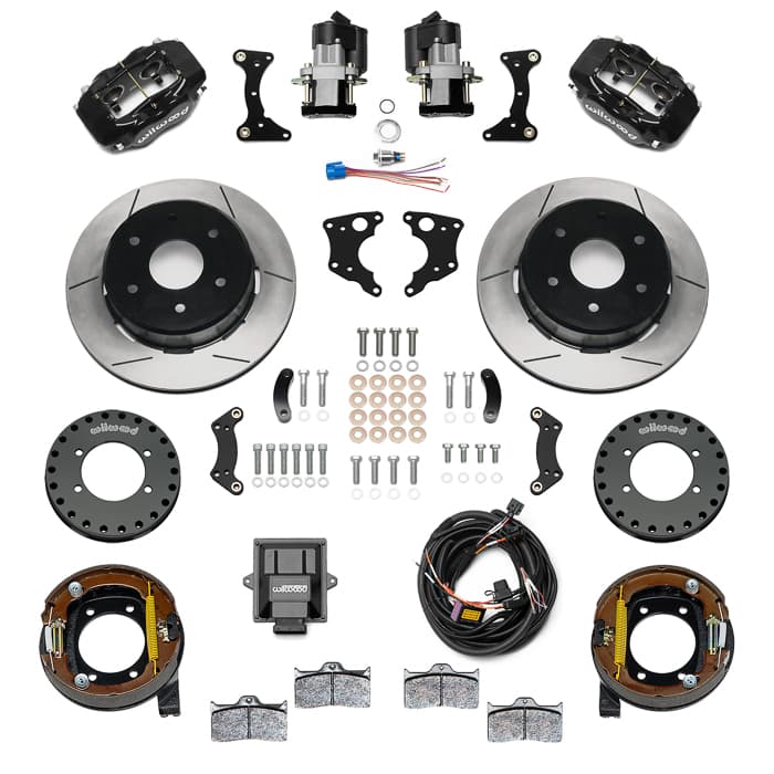 Wilwood 140-18159 Forged Dynalite Rear Electr. Parking Brake Kit