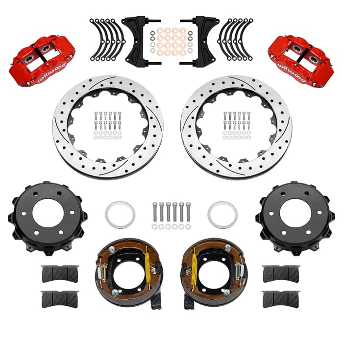 Wilwood 140-18160-DR Forged Superlite Big Rear Parking Brake Kit