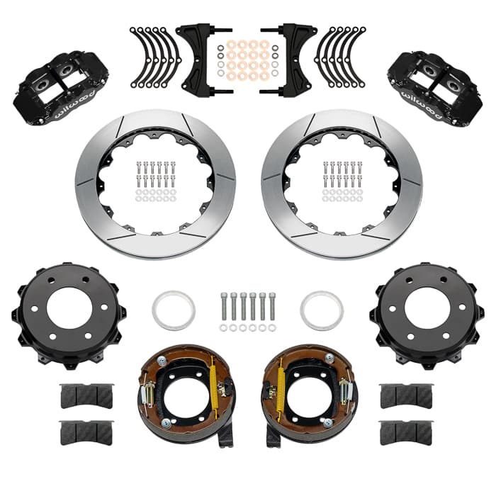 Wilwood 140-18160 Forged Superlite 4R Big Rear Parking Brake Kit