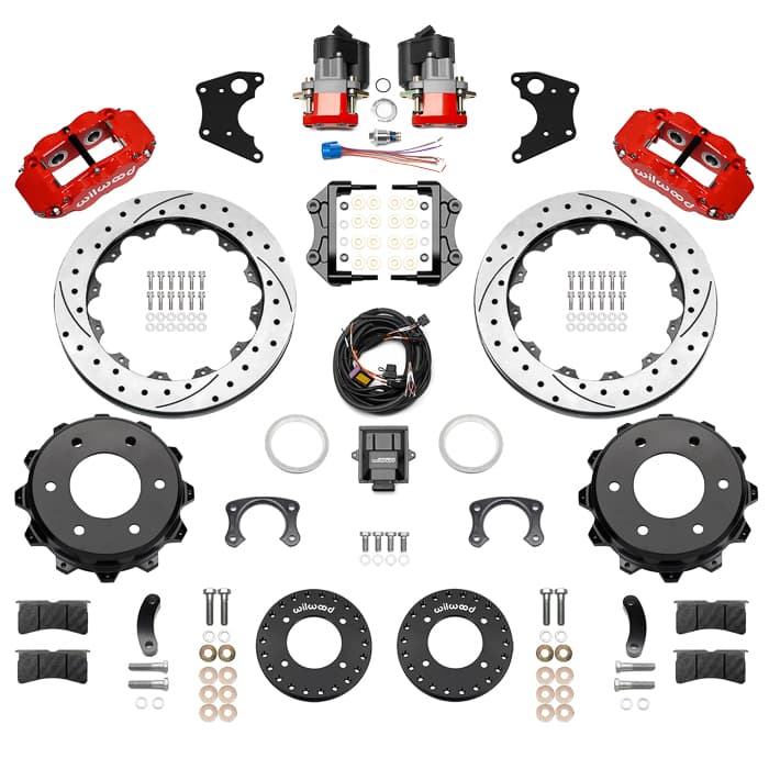 Wilwood 140-18161-DR Forged Superlite Big Rear Parking Brake Kit