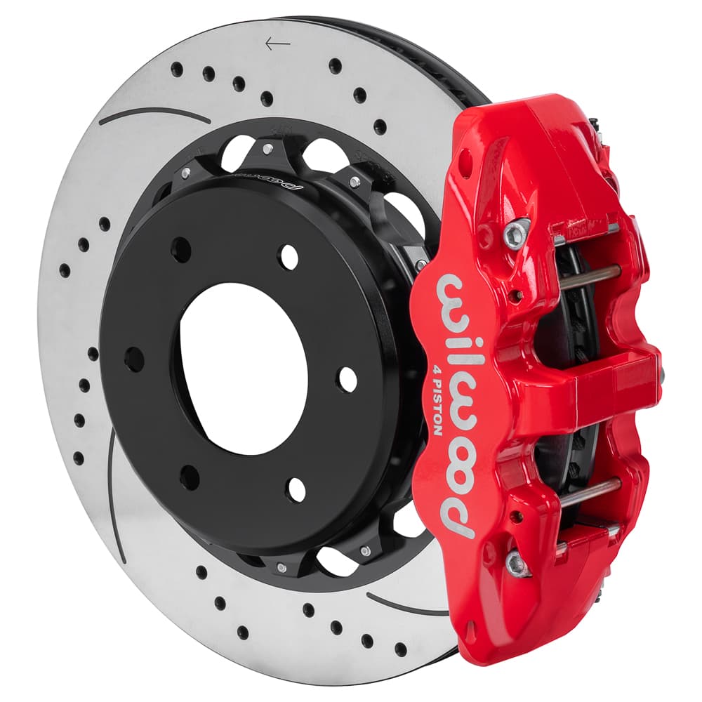 Wilwood 140-18162-DR AERO4 Big Brake Rear Parking Brake Kit