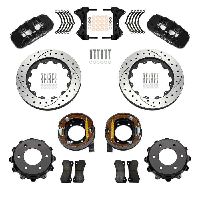 Wilwood 140-18162-D AERO4 Big Brake Rear Parking Brake Kit
