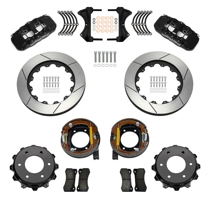 Wilwood 140-18162 AERO4 Big Brake Rear Parking Brake Kit