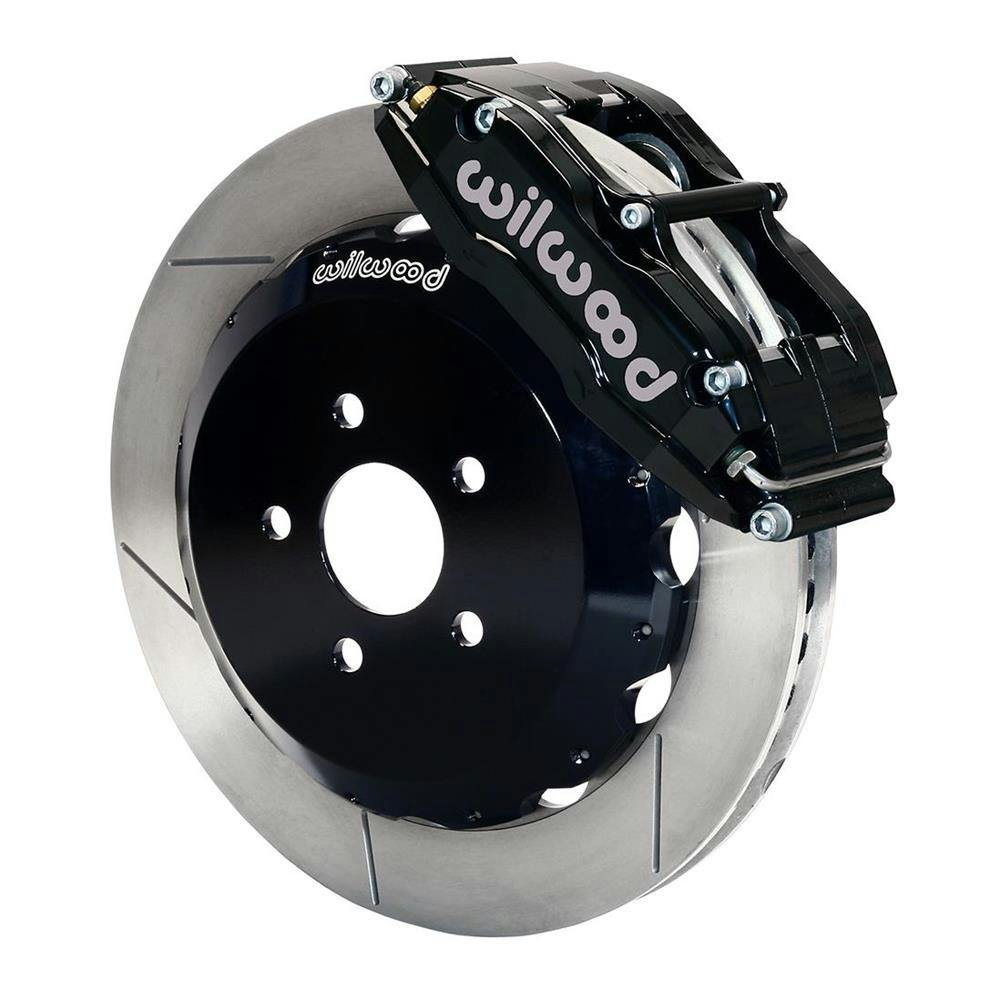 Wilwood 140-6743 Superlite 6 Big Front Brake Kit, Black Caliper