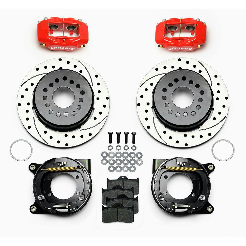 Wilwood 140-7141-DR FDLI Rear Brake Kit, Chevy 12 Bolt w/ C-Clips