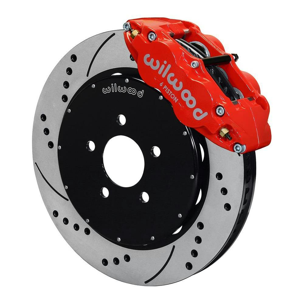 Wilwood 140-9117-DR FNSL6R 14 Inch Front Disc Brake Kit, 94-04 Mustang