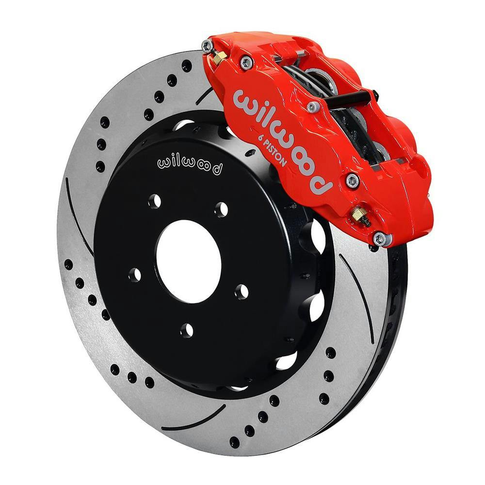 Wilwood 140-9296-DR 04-06 Pontiac GTO Front Brake Kit, Red, D/S