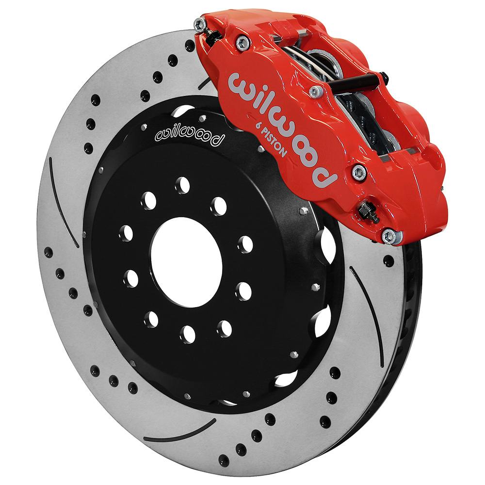 Wilwood 140-9298-DR FNSL6R 14 Front Disc Brake Kit, 88-96 Corvette C4