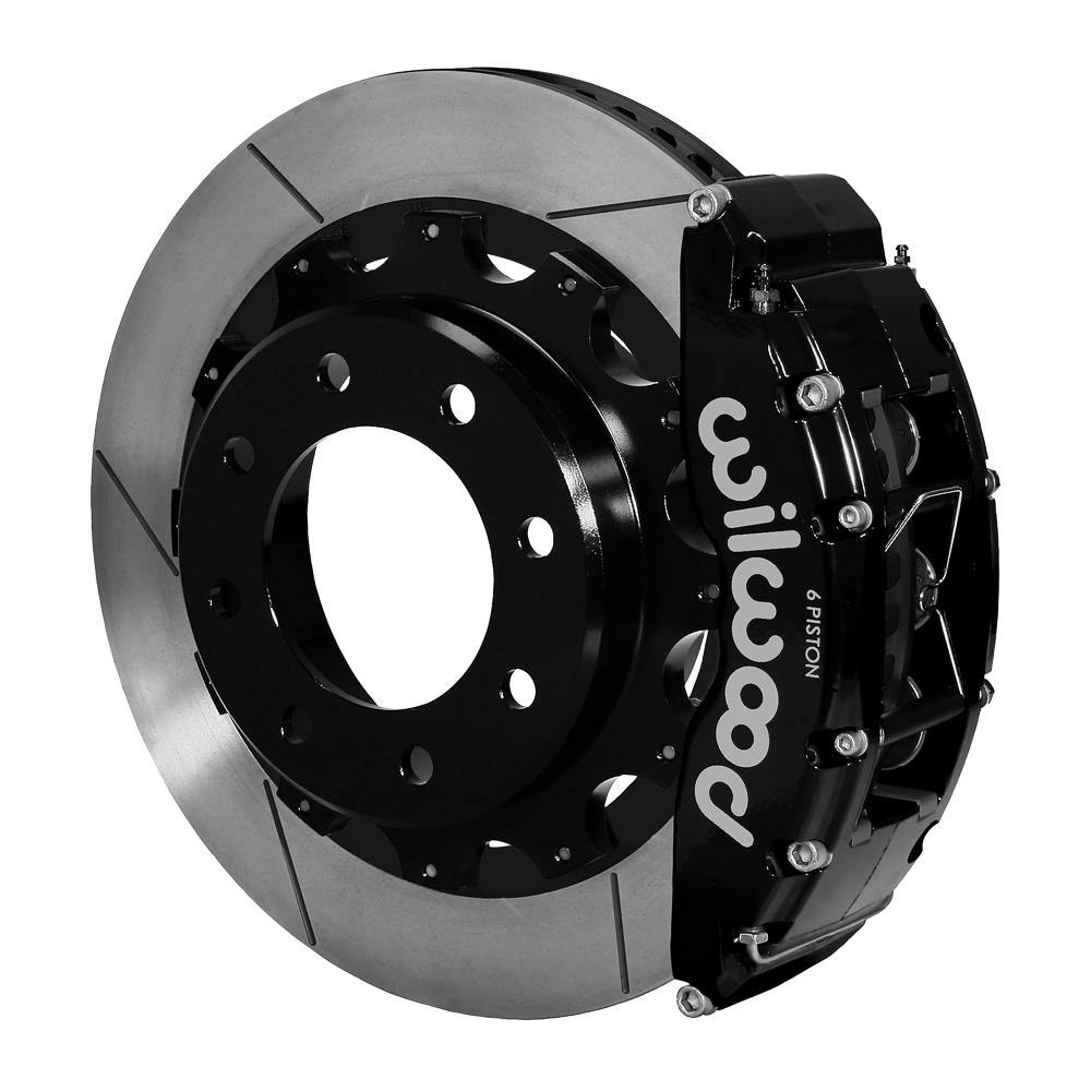 Wilwood 140-9406 TC6R Big Brake Truck Rear Brake Kit, Black