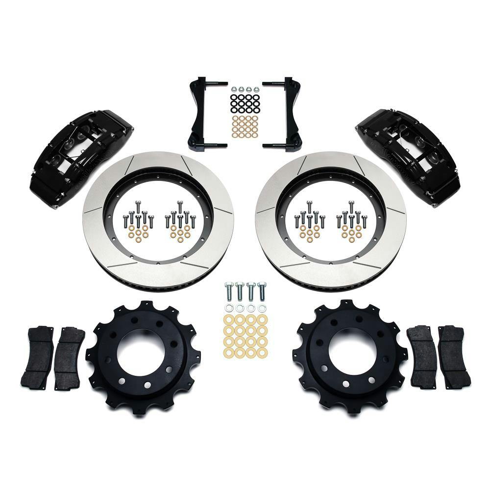 Wilwood 140-9406 TC6R Big Brake Truck Rear Brake Kit, Black