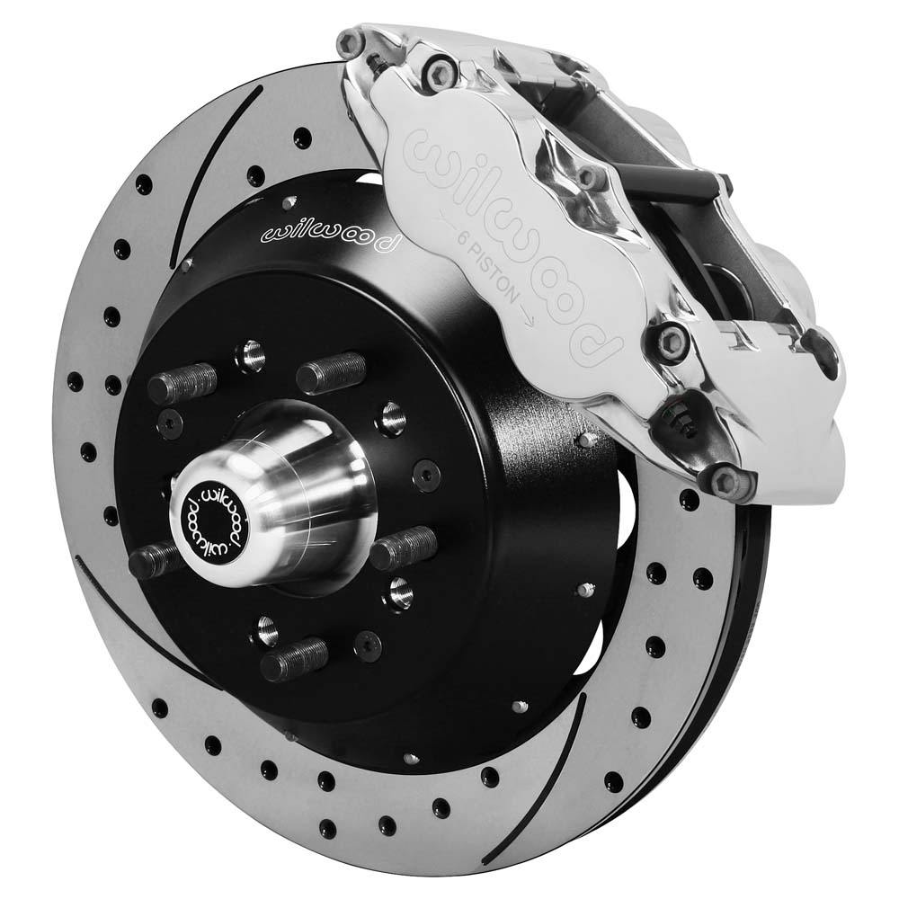 Wilwood 140-9803-DP GM/Ridetech/Heidts Big Front Brake Kit Polish