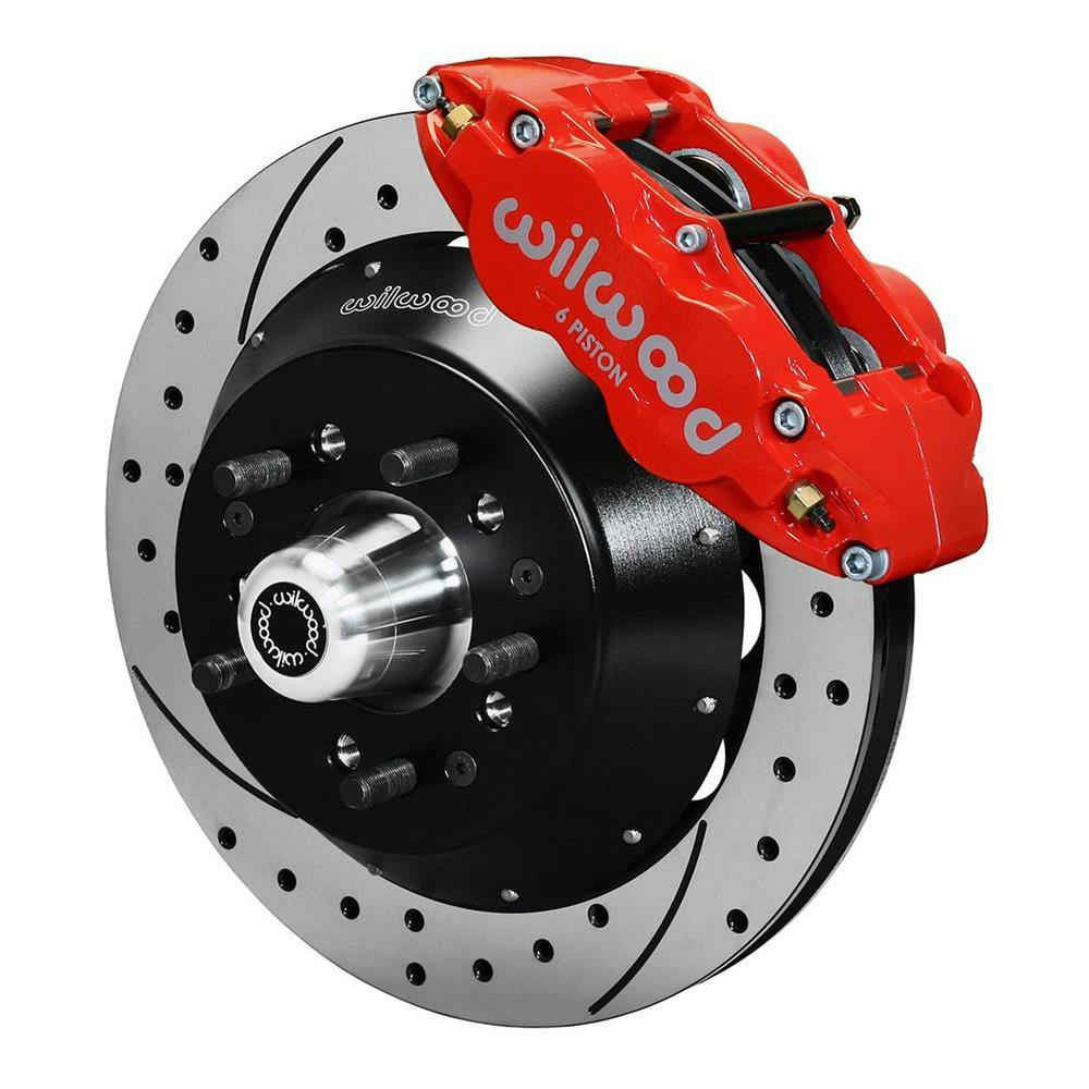 Wilwood 140-9803-DR FNSL6R 12.88 Inch Front Disc Brake Kit, 1964-74 GM