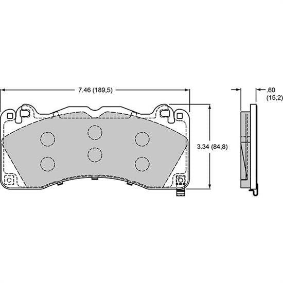 Wilwood 150-14897K Street Performance / Racing Pads