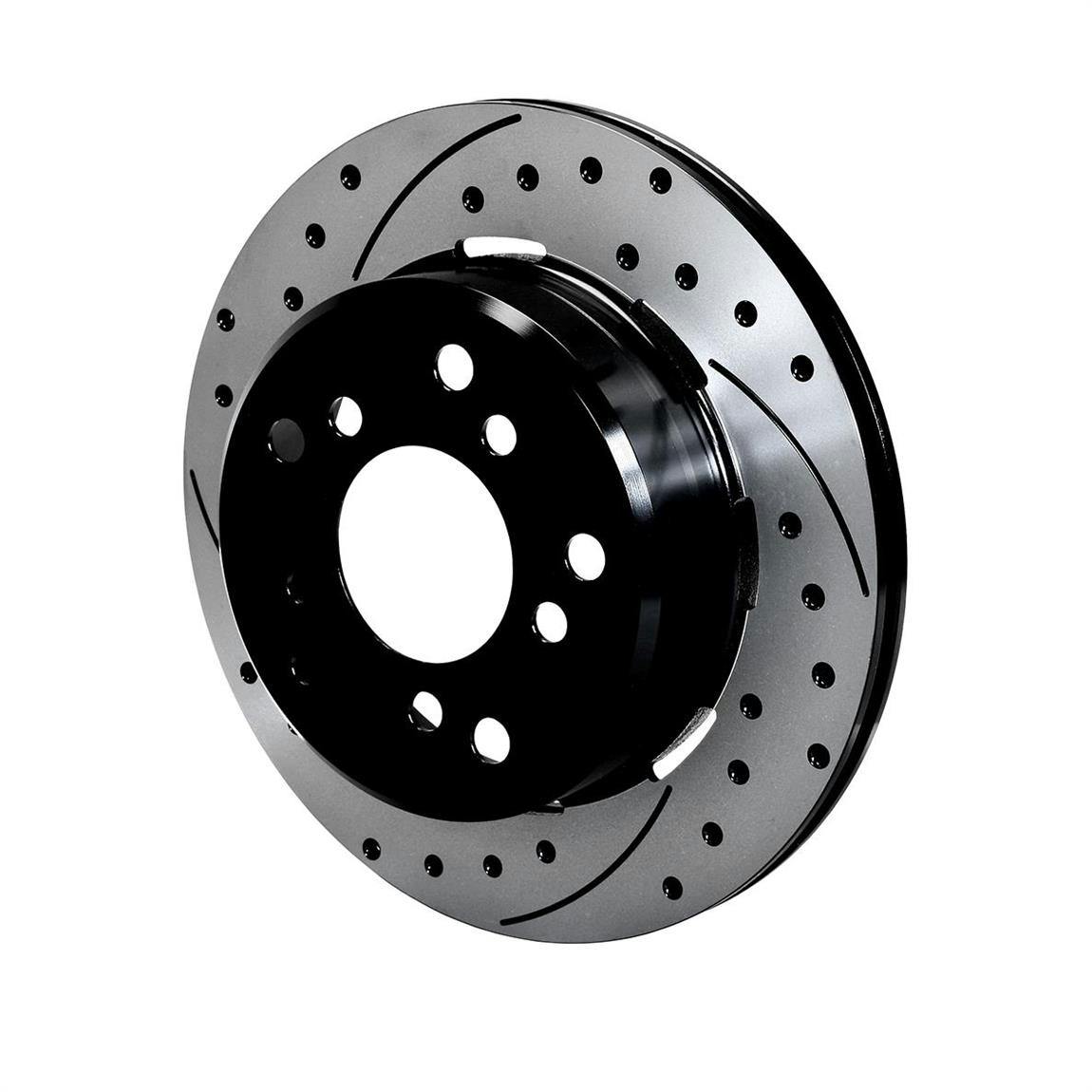Wilwood 160-13336-BK SRP Drilled RH Rotor/Hat, 1.91 Inch Offset, Black