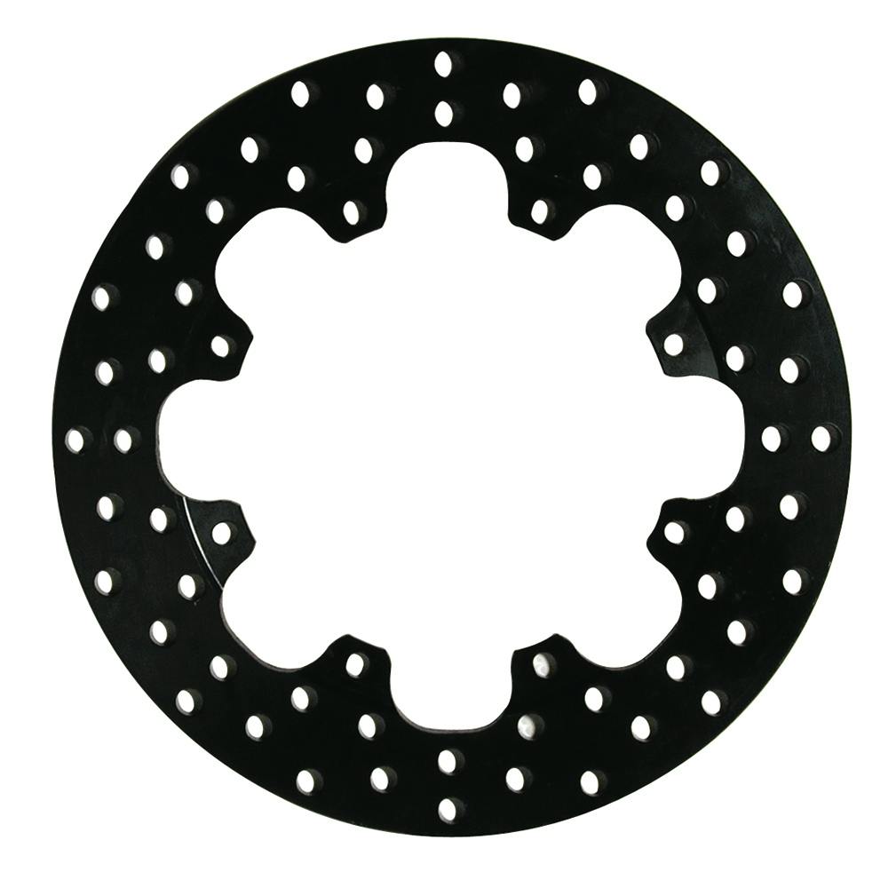 Wilwood 160-3202 Drilled Steel Front Drag Rotor, 11.75 x .350 Inch