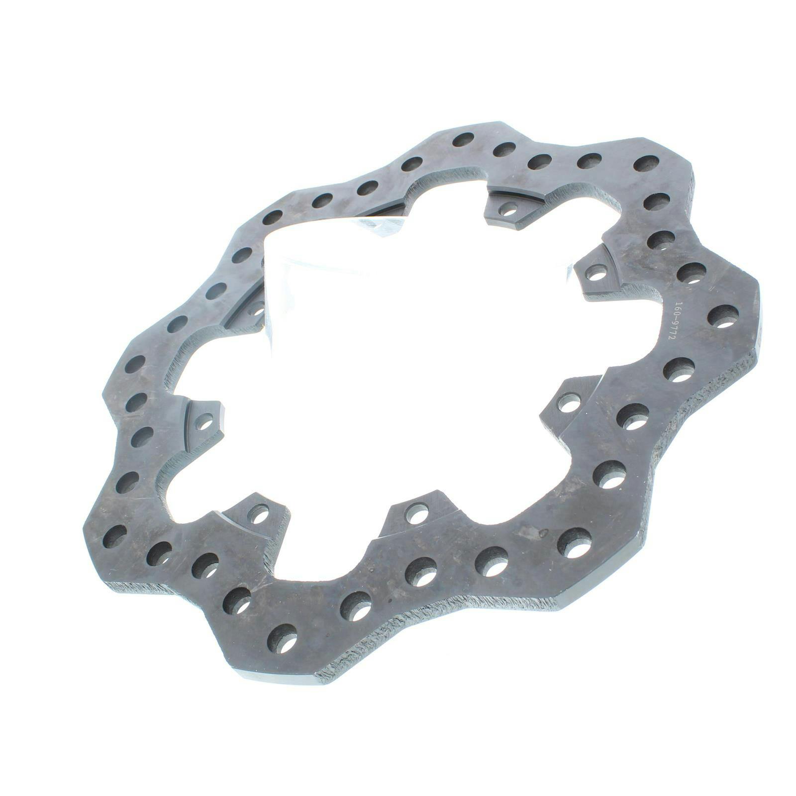 Wilwood 160-9772 Drilled Steel Scalloped Rotor, 11.75 x .35 - 8 on 7