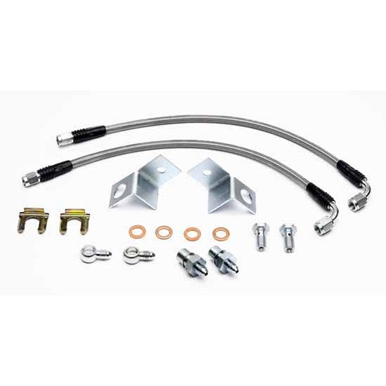 Wilwood 220-10417 Flexline Rear Brake Line Kit, 2005-08 Mustang, CPB