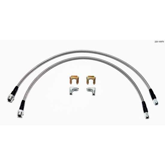 Wilwood 220-10979 Flexline Front Brake Line Kit, 2007-12 GM 1500/2500